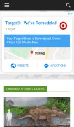 How newdinosaurs.com looks like on a mobile device such as an iPhone.