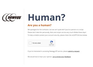 How newegg.com looks like on a tablet such as an iPad.