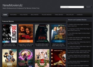 How newmovierulz.org looks like on a tablet such as an iPad.