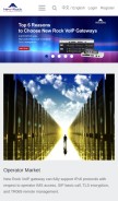 How newrocktech.com looks like on a mobile device such as an iPhone.