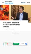 How news-leader.com looks like on a mobile device such as an iPhone.