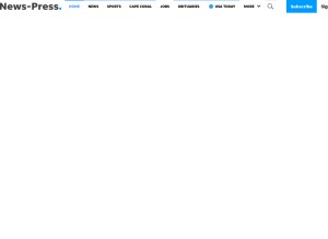 How news-press.com looks like on a tablet such as an iPad.