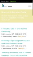 How news.atz.pw looks like on a mobile device such as an iPhone.