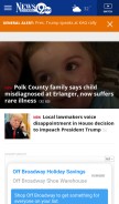 How newschannel9.com looks like on a mobile device such as an iPhone.