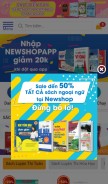 How newshop.vn looks like on a mobile device such as an iPhone.