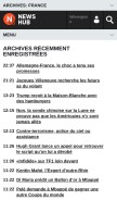 How newshub.org looks like on a mobile device such as an iPhone.