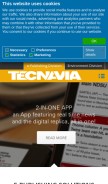 How newsmemory.com looks like on a mobile device such as an iPhone.