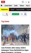 How newsnation.in looks like on a mobile device such as an iPhone.