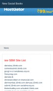 How newsocialbooks.com looks like on a mobile device such as an iPhone.