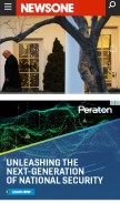 How newsone.com looks like on a mobile device such as an iPhone.