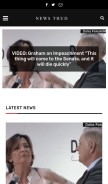 How newsthud.com looks like on a mobile device such as an iPhone.