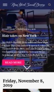 How newyorksocialdiary.com looks like on a mobile device such as an iPhone.