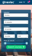 How nexlec.com looks like on a mobile device such as an iPhone.