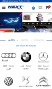 How next-tech-france.com looks like on a mobile device such as an iPhone.
