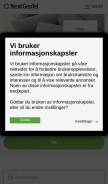How nextgentel.no looks like on a mobile device such as an iPhone.