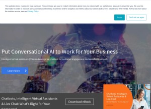 How nextit.com looks like on a tablet such as an iPad.