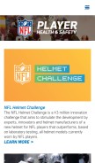 How nflevolution.com looks like on a mobile device such as an iPhone.