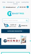 How ngastro.pl looks like on a mobile device such as an iPhone.