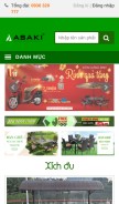 How ngoaithatsanvuon.com looks like on a mobile device such as an iPhone.