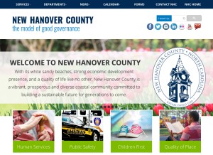 How nhcgov.com looks like on a tablet such as an iPad.