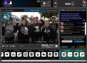 How nhl66.ir looks like on a tablet such as an iPad.