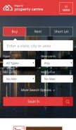 How nigeriapropertycentre.com looks like on a mobile device such as an iPhone.