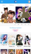 How nineanime.com looks like on a mobile device such as an iPhone.