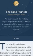 How nineplanets.org looks like on a mobile device such as an iPhone.
