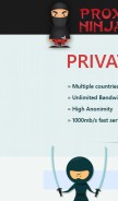 How ninjasproxy.com looks like on a mobile device such as an iPhone.