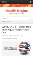 How nitrogfx.com looks like on a mobile device such as an iPhone.