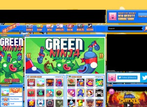 How nitrome.com looks like on a tablet such as an iPad.