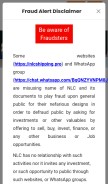 How nlc.com.pk looks like on a mobile device such as an iPhone.