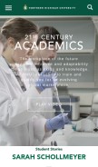 How nmu.edu looks like on a mobile device such as an iPhone.