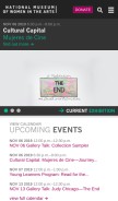 How nmwa.org looks like on a mobile device such as an iPhone.