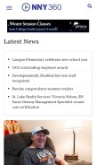How nny360.com looks like on a mobile device such as an iPhone.