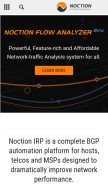 How noction.com looks like on a mobile device such as an iPhone.