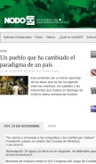 How nodo50.org looks like on a mobile device such as an iPhone.