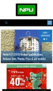How nokiapoweruser.com looks like on a mobile device such as an iPhone.