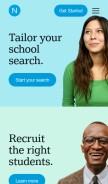 How noodle.com looks like on a mobile device such as an iPhone.