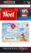 How nootica.fr looks like on a mobile device such as an iPhone.