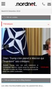 How nordnet.fr looks like on a mobile device such as an iPhone.
