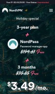 How nordvpn.com looks like on a mobile device such as an iPhone.