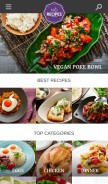 How norecipes.com looks like on a mobile device such as an iPhone.