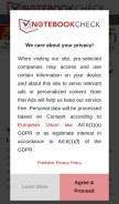 How notebookcheck.com looks like on a mobile device such as an iPhone.