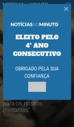 How noticiasaominuto.com looks like on a mobile device such as an iPhone.