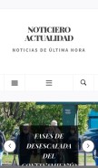 How noticieroactualidad.com looks like on a mobile device such as an iPhone.