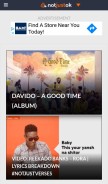 How notjustok.com looks like on a mobile device such as an iPhone.