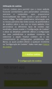 How novobanco.pt looks like on a mobile device such as an iPhone.