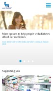 How novonordisk-us.com looks like on a mobile device such as an iPhone.