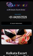 How now-girls.com looks like on a mobile device such as an iPhone.